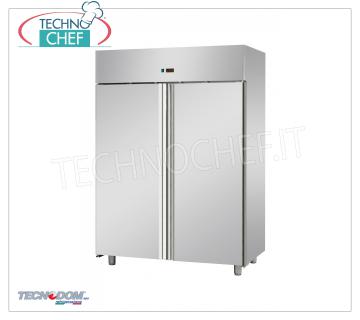 REFRIGERATOR CABINET 2 doors, lt. 1400, Gastro-Norm 2/1, temp. -2 ° + 10 ° C. - professional REFRIGERATOR CABINET 2 doors, capacity lt.1400, Gastro-Norm 2/1, operating temperature -2 ° / + 10 ° C, ventilated refrigeration,, V.230 / 1, Kw.0.57, Weight 150 Kg, dim.mm.1420x800x2030h