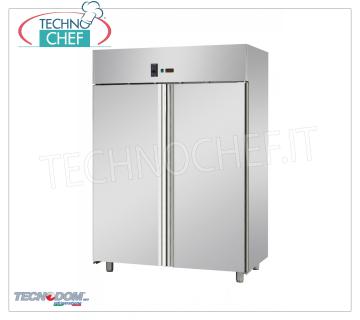 2 door pastry fridge cabinet, 1400 lt, temp. -2°+8°C. - professional 2-door pastry refrigerator cabinet, capacity 1400 litres, operating temperature -2°/+8°C, ventilated refrigeration, pastry trays 600x400 mm, V.230/1, Kw.0.57, weight 160 kg, dim. mm.1420x800x2030h