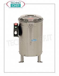 Vegetable washer-extractors Centrifuge for vegetables in stainless steel, capacity 14 liters, production load 2.5 Kg, speed 520 rpm, V.400 / 3, Kw.0.09, Weight 25 Kg, dim.mm.460x500x670h