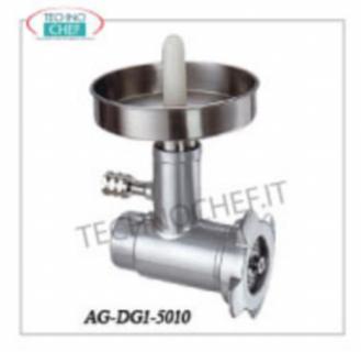 Meat mincer tool - Stainless steel snail Type 10 Meat Grinder Tool, Stainless Steel Snail