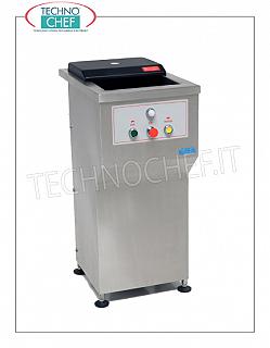 Waste disposers Continuous charge waste disposer with control panel, production capacity Kg/h 200, V.400/3, Kw.1,80, Weight 80 Kg, dim.mm.400x600x940h
