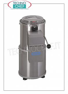 Cleaners Stainless steel mussel cleaner, production capacity 60 Kg/h, mussel load 3 Kg, V.400/3, Kw.0,37, Weight 39 Kg, dim.mm.350x550x700h