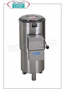 Cleaning brush Stainless steel mussel cleaner, production capacity 120 Kg/h, mussel load 6 Kg, V.400/3, Kw.0,5, Weight 53 Kg, dim.mm.380x630x910h