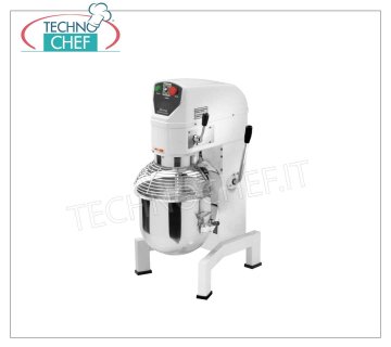 10 lt Professional Planetary Mixer, APS Line, mod. APS10 10 lt professional planetary mixer, APS Line, with bowl, whisk, spatula and hook in stainless steel, 3 speeds, V.230/1, Kw.0,6, Weight 65 Kg, dim.mm 530x440x805h