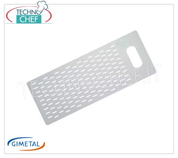 Gi-Metal - Perforated aluminum board for pizza by the metre, Blue Line, dim.cm 25x50 Perforated aluminum board for pizza by the metre, Linea Azzurra, dim.cm 25x50