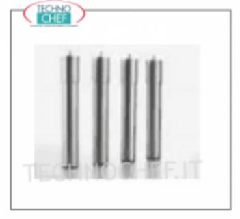 Kit of 4 round legs in stainless steel - Request a Quote