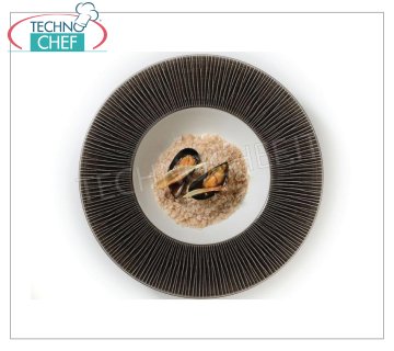 CHURCHiLL - Porcelain for Restaurant - BAMBOO Collection DUSK RELIEF Complete service in porcelain, BAMBOO RELIEF DUSK collection, brand CHURCHiLL