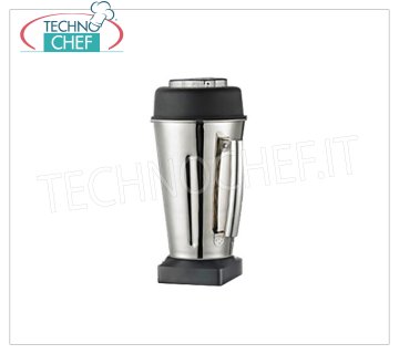 TECHNOCHEF - Stainless Steel Glass for Blenders, Mod.BINOX Glass made entirely of stainless steel for blenders.