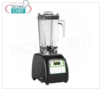 EASYLINE - Technochef, Professional Blender lt.2, Mod.BL020 Blender, EASYLINE-FIMAR, made of plastic with transparent lexan glass, capacity lt.2, adjustable speed, V.230 / 1, Kw.1.5, dim.mm.200x260x520h