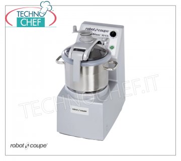 CUTTER-HOMOGEINIZER BLIXER 6 VV, tank capacity lt.7, Brand ROBOT COUPE, professional CUTTER-HOMOGEINIZER BLIXER 6 VV, Brand ROBOT COUPE, with 7.0 lt Tank - Speed Variator from 300 to 3.500 rpm, Impulse controls, V. 230/1, Kw 1.50, Weight 26.3 kg , Dimensions 280x350x535h mm