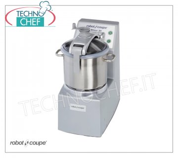 CUTTER-HOMOGEINIZER BLIXER 4, bowl capacity lt.4,5, Brand ROBOT COUPE, professional CUTTER-HOMOGEINIZER BLIXER 4, Brand ROBOT COUPE, with 4.5 lt Tank - 2 speeds, 1500-3000 rpm, Impulse Controls, V. 400/3, Kw.1.00, Weight 17.3 kg, Dimensions mm 242x304x444h