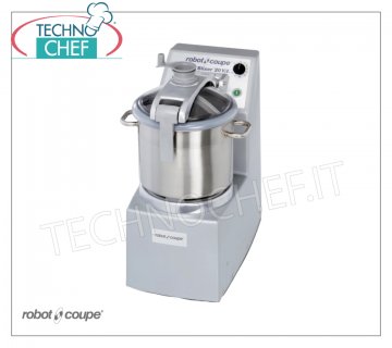 CUTTER-HOMOGEINIZER BLIXER 6 VV, tank capacity lt.7, Brand ROBOT COUPE, professional CUTTER-HOMOGEINIZER BLIXER 6 VV, Brand ROBOT COUPE, with 7.0 lt Tank - Speed Variator from 300 to 3.500 rpm, Impulse controls, V. 230/1, Kw 1.50, Weight 26.3 kg , Dimensions 280x350x535h mm