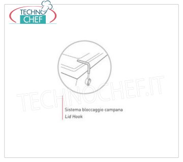 TECHNOCHEF - Bell holder, Mod.BF Bell stop bar