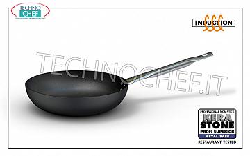 Ballarini - HIGH FRYING PAN 1 handle in NON-STICK Aluminum for INDUCTION, Professional FLARED HIGH PAN TO JUMP, 1 handle, HIGH QUALITY PROFESSIONAL NON-STICK, suitable for INDUCTION PLATES, SCRATCH-RESISTANT, STAIN-RESISTANT external finish, diameter mm. 280, high mm. 70