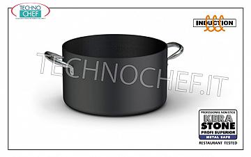 Ballarini Professionale - CASSEROLE 2 handles in NON-STICK Aluminum for INDUCTION, 6500 Series MEDIUM CASSEROLE, 2 handles, HIGH QUALITY PROFESSIONAL NON-STICK, suitable for INDUCTION PLATE, SCRATCH-RESISTANT, STAIN-RESISTANT external finish, diameter mm. 200, high mm. 90