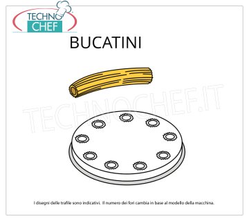 Fimar - BUCATINI TRAFILA in BRASS-BRONZE ALLOY Brass-bronze alloy die for bucatini Ø 4 mm, for model MPF1.5N
