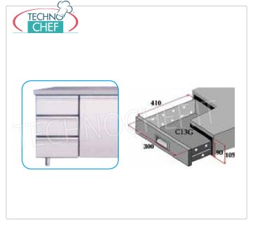 Forcar - Chest of 3 drawers Chest of 3 drawers for SNACK model