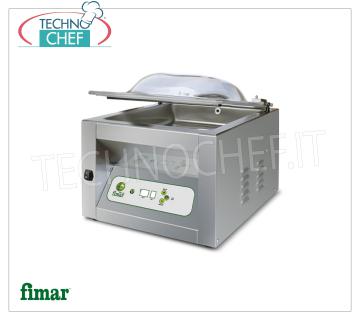 Professional vacuum chamber machine, sealing bar 30 cm, chamber 31x35x19h cm, mod. CAM 300 ECO PROGRAMMABLE DIGITAL VACUUM PACKAGING MACHINE, Brand FIMAR, ECO Line, CHAMBER mm.310x350x190h, WELDING BAR 300 mm, VACUUM PUMP 8 m³ / h, V.230 / 1, Kw.0.75, Weight 44 Kg, dim.mm.410x460x430h