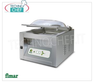 Professional vacuum chamber machine, sealing bar 35 cm, chamber 36x40x19h cm, mod. CAM 350 ECO PROGRAMMABLE DIGITAL VACUUM PACKAGING MACHINE, Brand FIMAR, ECO Line, CHAMBER mm.360x400x190h, WELDING BAR 350 mm, VACUUM PUMP 12 m³ / h, V.230 / 1, Kw.0.85, Weight 48 Kg, dim.mm.460x500x430h