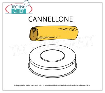 Fimar - FILLING CANNELLONE STUFFED in BRASS-BRONZE ALLOY Die for stuffing cannelloni in brass-bronze alloy Ø 25 mm, for mod.MPF2.5N / MPF4N and mod.PF25E / PF40E.