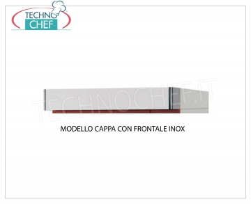 Single hood module with stainless steel front