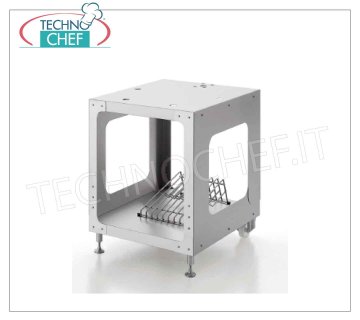 Carrello in acciaio inox Carrello mobile in acciaio inox con griglia per taglieri (a richiesta).