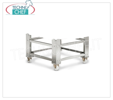 Base support for tunnel oven Mod. TSB Base support for tunnel oven Mod. TSB, complete with wheels, Weight 43 Kg, dim.mm.1130x1150x760h
