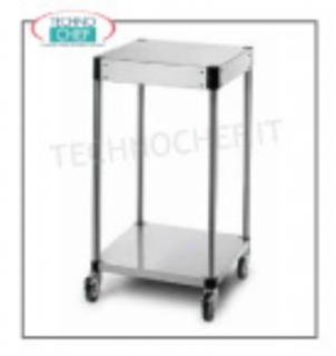 Support stand for rotisserie Removable stainless steel stand with intermediate shelf for CBE-6P
