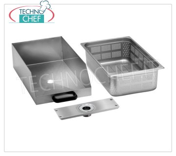 FIMAR - Technochef - Drawer with stainless steel filter, Mod. CCF Drawer with stainless steel filter, applicable on potato peeler and flatting PPF-LCF version