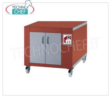Proving room with rustic front Proving room for ovens Mod.EC9 / R, version with rustic front, electric heating with thermostatic control (temp.0 ° / + 90 ° C), V.230 / 1, Kw.1,00, Weight 110 Kg, dim .mm.1320x1260x700h