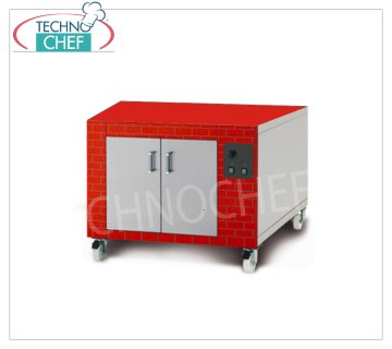 Leavening cell with rustic front Proofing cell for ovens Mod.EC9/R, version with rustic front, electric heating with thermostatic control (temp.0°/+90°C), V.230/1, Kw.1.00, Weight 110 Kg, dim .mm.1320x1260x700h