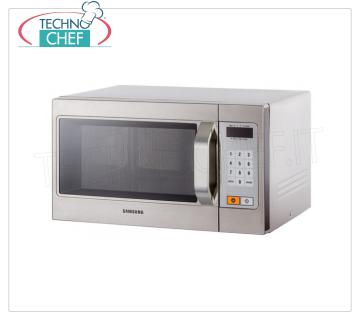 SAMSUNG - Semi-Professional Microwave Oven Digital Controls, Power 1,1Kw - Chamber GN 1/2 cm 32,5x26,5 - mod. CM1089, SAMSUNG Semi-Professional microwave oven, DIGITAL CONTROLS with 20 programs, suitable for GN 1/2 trays, power output 1.1 Kw, 5 power levels, 1 magnetron, V.230/1, Kw.1.6, weight 17 ,5 Kg, dim.mm.517x412x297h