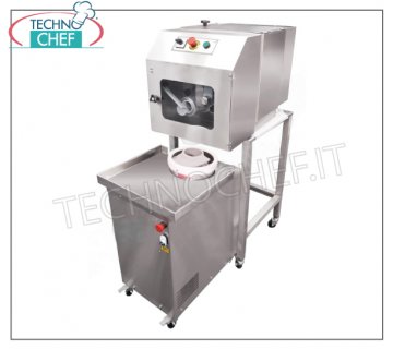 Dough divider-rounder: pizza, piadina, bread, sizes from 50 to 300 gr, Automatic, Professional Automatic divider-rounder for pizza or bread dough, for sizes from 50 to 300 gr, V.400/3+N,, Kw.1,3+1,7, Weight 151 kg, dim.mm.660x880x1490h