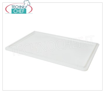 Lid for 60x40 cm pizza loaf box, white colour