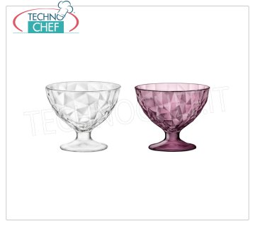 GELATO CUP, BORMIOLI ROCCO, Diamond Collection TRANSPARENT ICE CREAM CUP, BORMIOLI ROCCO, Diamond Collection