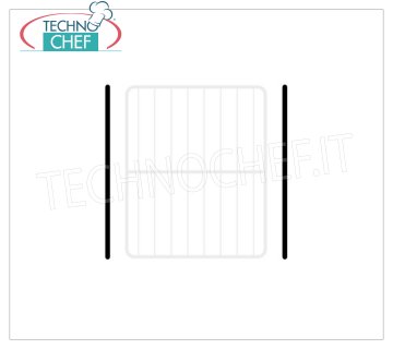 Couple of type C guides Pair of guides type C 605 mm for 2/1 GN grids (650x530 mm)