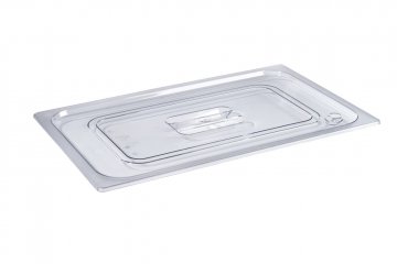 Gastro-norm polycarbonate lid 1/9 Polycarbonate lid with handle grip for 1/9 gastro-norm basin