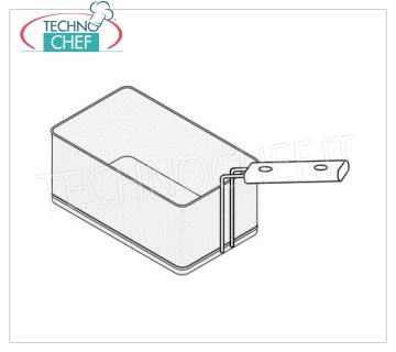 TECHNOCHEF - 1/2 basket for pasta cooker, Mod.CS1/2