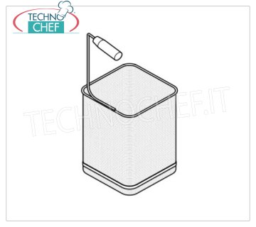 TECHNOCHEF - 1/6 SX basket for pasta cooker, Mod.CS1/6SX