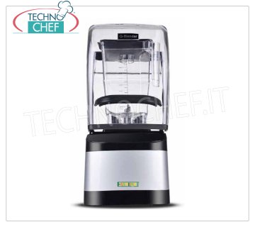 EASYLINE - Technochef, Professional Blender with soundproofing, Mod.CS1107 Blender with soundproofing, EASYLINE-FIMAR, 2-liter glass, touch screen panel, speed 30000 rpm, V.230 / 1, Kw.1.8, Weight 7 Kg, dim.mm.239x229x461h