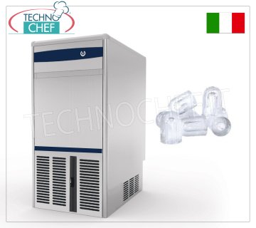 HOLLOW CUBES ICE MAKER, 20 Kg/24 h output, 5 Kg storage