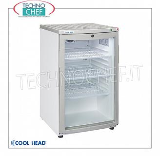 Technochef - Minibar fridge for hotel rooms, 105 litres, refrigeration with motor Minibar for hotel rooms with glass door, capacity 105 lt, temperature +4°/+10°C, roll-bond refrigeration with assistance fan, V.230/1, Kw.0,075, Weight 48 Kg, dim.mm.505x590x855h