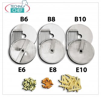 FAMA - B8 Vegetable Slicer Disc for slat cutting, Mod.FTV131 B8 disc for strips cutting, to be used in combination with Disc E.