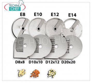 FAMA - E14 Vegetable Slicer Disc for cutting delicate slices, Mod.FTV117