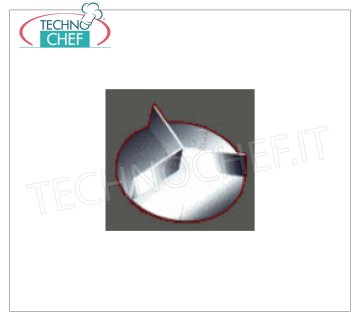 Sliced pizza cutter Replacement blade with 4 BLADES in stainless steel, diameter 48 cm