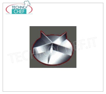 Sliced pizza cutter Spare blade with 5 BLADES in stainless steel, diameter 48 cm