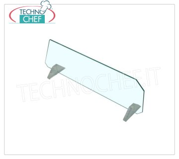 Mobile glass partition Movable glass partition, height 215 mm