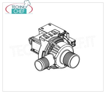 TECHNOCHEF - 32W drain pump kit 32W drain pump kit for dishwasher with liftable hood, post-sale installation