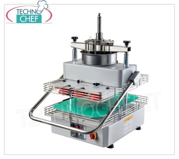 Countertop divider rounder for 14 pizza loaves from 110 to 150 g, professional semi-automatic Semi-automatic divider rounder for 14 pizza loaves from 110 to 150 grams, V.230/1, kw 0.30, dimensions 618x736x973h mm