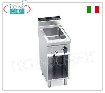 TECHNOCHEF - Professional Electric Bain-Marie on Open Cabinet, Capacity 1 x GN 1/1, Mod.E7BM4M ELECTRIC BAIN MARIE on OPEN CABINET, BERTOS, MACROS 700 Line, CONSTANT Series, with tank for 1 GN 1/1 container (excluded), V.230/1, Kw.1.2, Weight 28 Kg, dim.mm.400x700x900h
